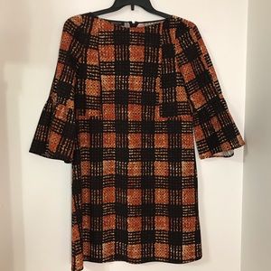 Lafayette 148 Marissa Bell Sleeve Shift Dress